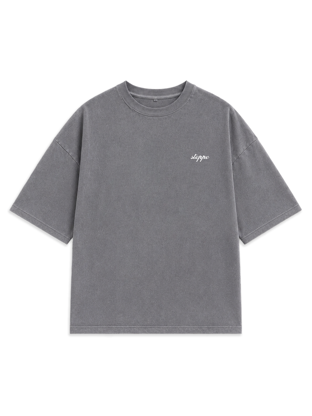 Premium Heavyweight Steppe (Bozkır) Baskılı Oversize Tişört