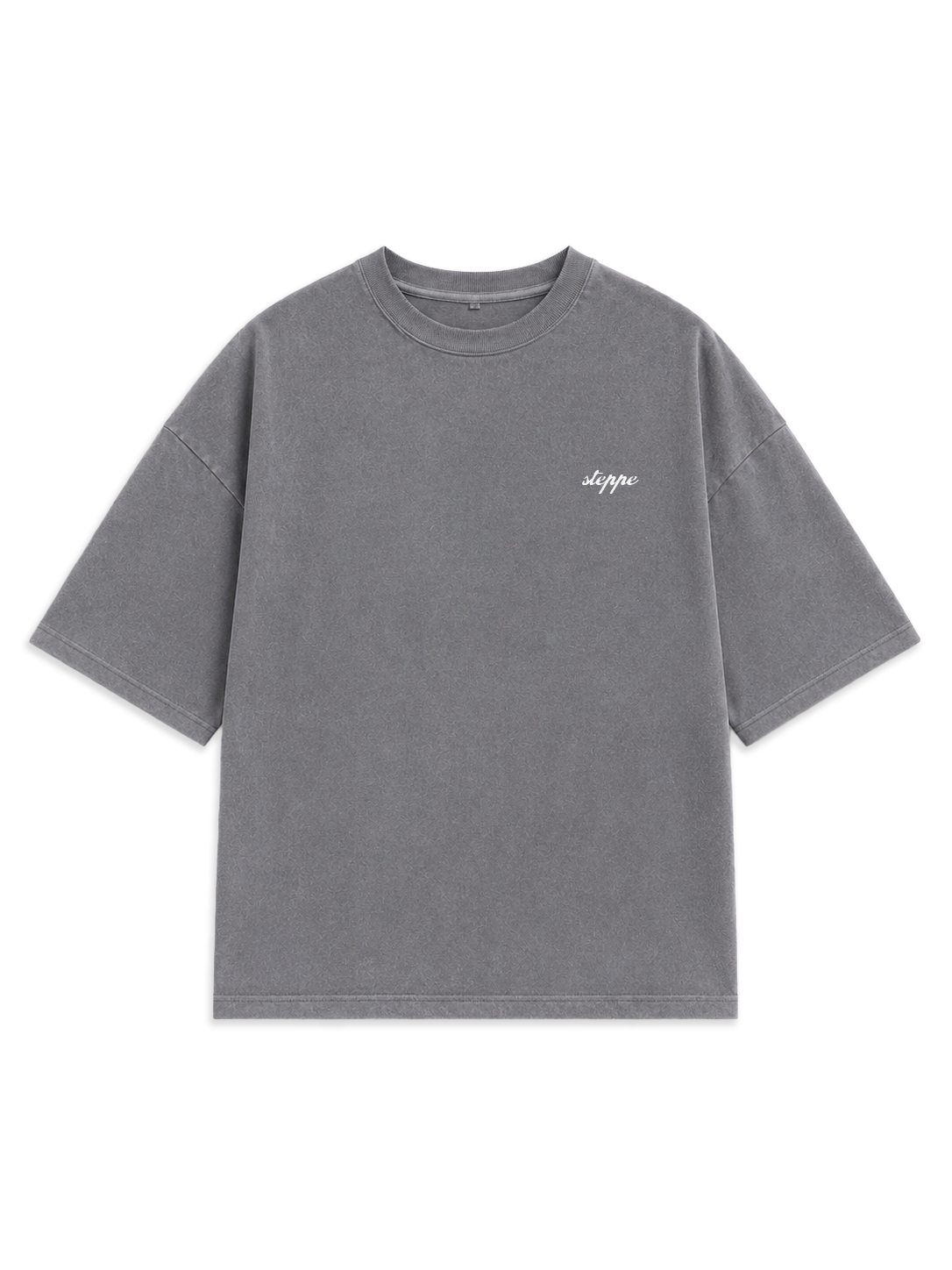 Premium Heavyweight Steppe (Bozkır) Baskılı Oversize Tişört