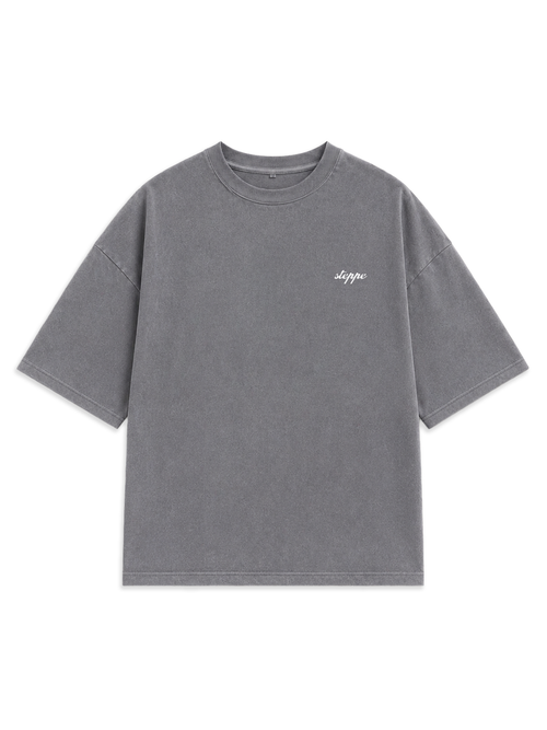 Premium Heavyweight Steppe (Bozkır) Baskılı Oversize Tişört