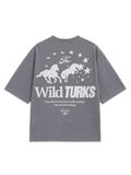 Premium Heavyweight Wild Turks Baskılı Oversize Tişört